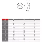 ISO 7089 Laposalátét, 200HV, Horganyzott, M 36
