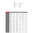 Rugós alátét, sima, Acél, Tüzihorganyzott, M 10