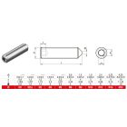 Belső kulcsnyilású hernyócsavar kúpos véggel, A2, Rozsdamentes, M 4x10
