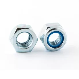   Önbiztosító hatlapú anya műanyag betéttel, |8| Horganyzott, M 20