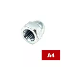 Hatlapú magasan zárt anya, A4, Saválló, M 8