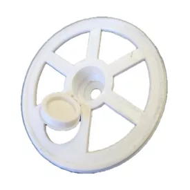   Szigetelés rögzítő tányér 60mm fehér, zárókupakos fa és fémszerkezethez