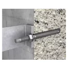 Menetes szár ragasztott dübelhez, 5.8, horganyzott, M 12x300 (fej: 8 mm)