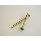 Süllyesztettfejű faszerkezetépítő csavar, sárgahorganyzott 6x150/60