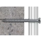 Tokrögzítő csavar TORX, Acél, Horganyzott, 7,5x52