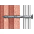 Tokrögzítő csavar TORX, Acél, Horganyzott, 7,5x52