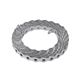   Szerelőszalag, hullámos, horganyzott, 4-es (12mm / 0.6mm / 10m)