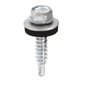   Fűzőcsavar+gumis alátét, Acél, RAL3009, 4,8x19/14 (oxidvörös)