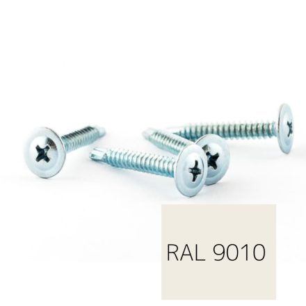 Opelcsavar, önfúrós peremes, Acél, színes 4,2x13 RAL9010