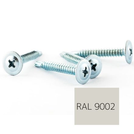 Opelcsavar, önfúrós peremes, Acél, színes 4,2x16 RAL9002