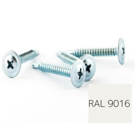 Opelcsavar, önfúrós peremes, Acél, színes 4,2x25 RAL9016