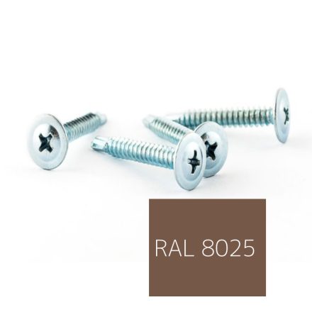 Opelcsavar, önfúrós peremes, Acél, színes 4,2x32 RAL8025
