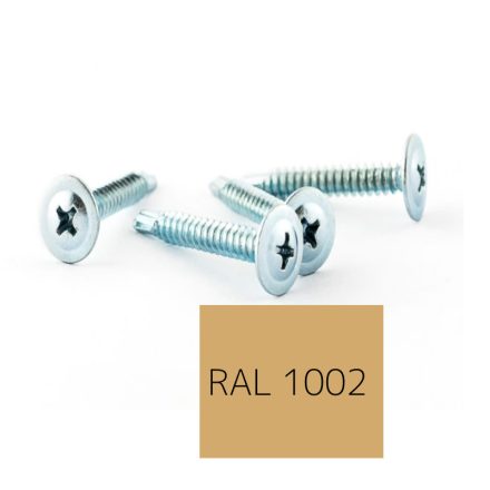 Opelcsavar, önfúrós peremes, Acél, színes 4,8x32 RAL1002