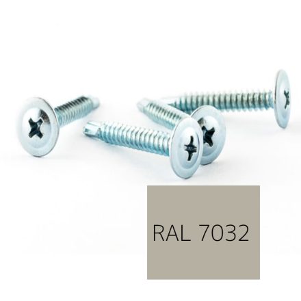 Opelcsavar, önfúrós peremes, Acél, színes 4,8x38 RAL7032