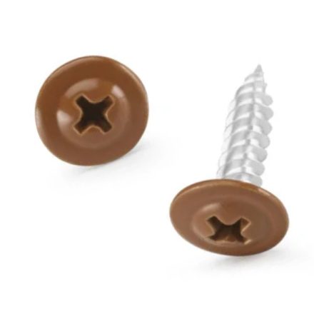 Opelcsavar, hegyes (nem önfúrós ) peremes, Acél, színes RAL8003, 4,2x13