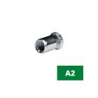 Szegecsanya, süllyesztettfejű A2, rozsdamentes M 4x11,5 (1,5-3,5mm-ig)