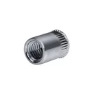 Szegecsanya süllyesztett kisfejű, rovátkolt, horganyzott M 12x23 (3,5mm-ig)