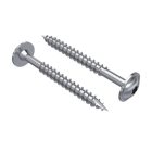 Faszerkezetépítő csavar, laposfejű, A2,rozsdamentes 8x240