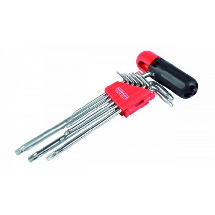 TORX készlet 9db-os T markolattal(10,15,20,25,27,30,40,45,50) (MN-54-116)