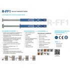 Keretrögzítő süllyesztettperemű dübel, süllyesztettfejű csavarral (TORX) RAWL FF1-N M 10x120
