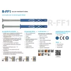 Keretrögzítő peremes dübel, hatlapfejű peremes csavarral (TORX) RAWL FF1-N M 10x120