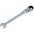 11-es Villás-racsnis kulcs, csuklós véggel profi CrV (MN-59-711)