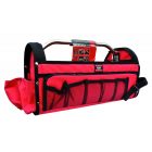 Szövet szerszámostáska, merev falu, 23 zsebes, 500x230x280 mm (MN-03-466)