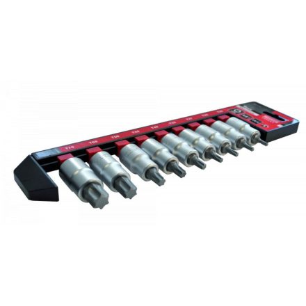 Dugókulcs készlet 20-70 mm profi 9 db-os TORX CrV 1/2 (MN-57-154)