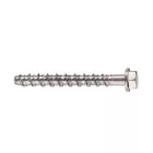 Hatlapfejű betoncsavar Horganyzott furat: 6mm CE-ETA 7,5x60