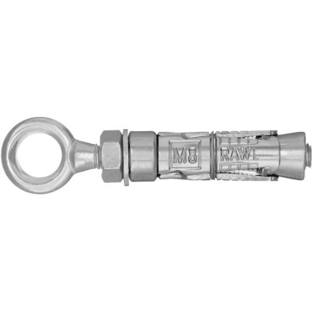 Temperdübel M10-es szemes csavarral, furat:16 mm CE-ETA
