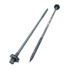 Szendvicspanel csavar, horganyzott 6,3x115-120/19 EPDM alátéttel fához és betonhoz