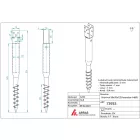 Talajcsavar U - befogással 68x685 - 50 mm befogás
