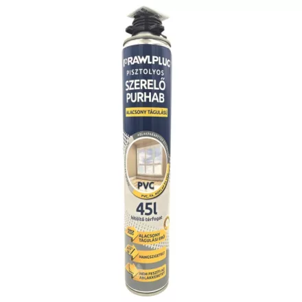 PISZTOLYOS ragasztóhab alacsony tágulású 750 ml 45L RAWLPLUG