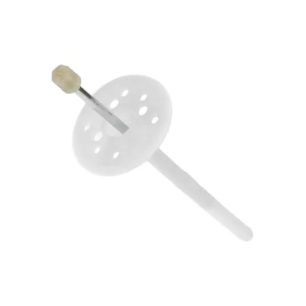 Hosszú osztósíkú szigeteléstartó, műanyag bevonatos acélszeggel, lyukacsos téglához 10x160 átf:100 mm,ETA min.