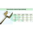 Talp betonozható 90x65