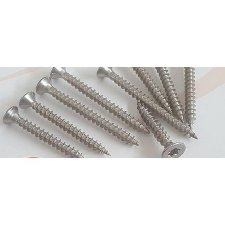 Süllyesztettfejű, TORX faforgácslap csavar A2, rozsdamentes 5x90