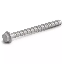 Hatlapfejű betoncsavar, horganyzott