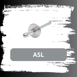 Alu-Acél nagyfejű nyitott popszegecs (DIN 7337 - ASL)